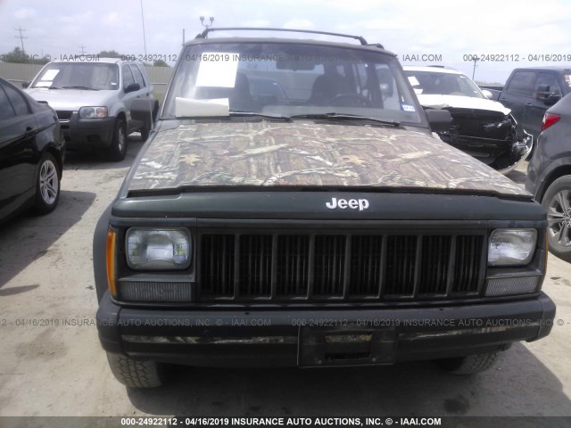 1J4FJ68S7TL280819 - 1996 JEEP CHEROKEE SPORT/CLASSIC მწვანე ფოტო 6