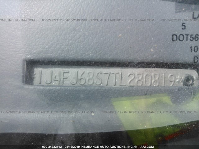 1J4FJ68S7TL280819 - 1996 JEEP CHEROKEE SPORT/CLASSIC მწვანე ფოტო 9