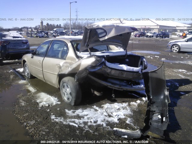 1G1ND52F75M188341 - 2005 CHEVROLET CLASSIC TAN photo 3