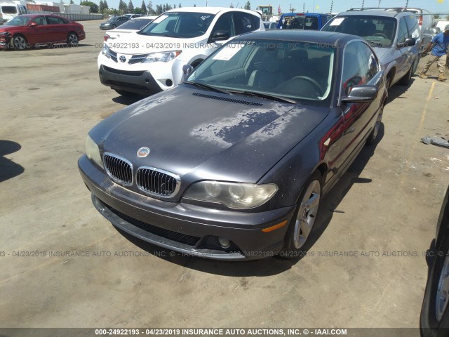 WBABV13465JT23434 - 2005 BMW 325 CI SULEV GRAY photo 2