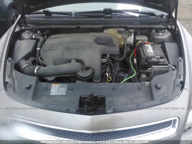 1G1ZC5E04CF210518 - 2012 CHEVROLET MALIBU 1LT 棕色 照片 10
