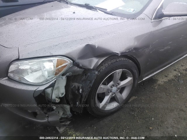 1G1ZC5E04CF210518 - 2012 CHEVROLET MALIBU 1LT 棕色 照片 6