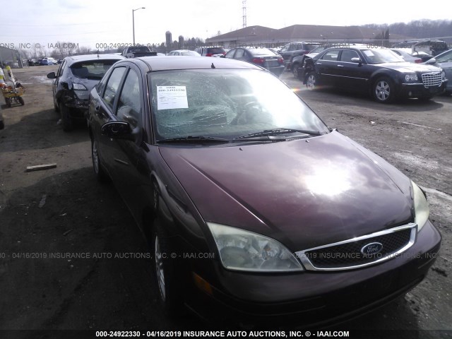 1FAFP34N27W221366 - 2007 FORD FOCUS ZX4/S/SE/SES MAROON photo 1