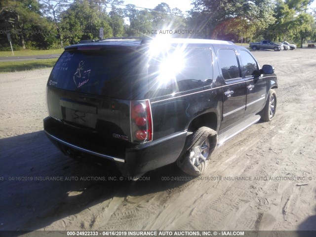 1GKS1MEF6ER157694 - 2014 GMC YUKON XL DENALI BLACK photo 4