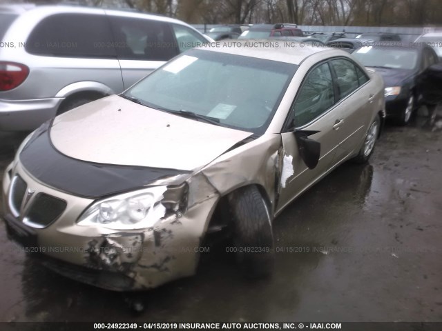 1G2ZG558264125053 - 2006 PONTIAC G6 SE1 Қоңыр фото 2