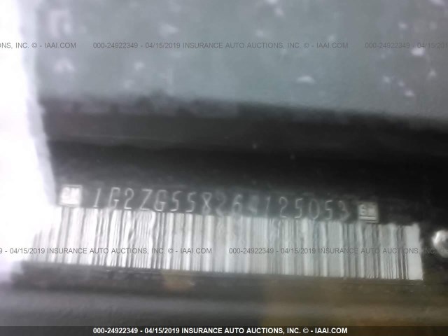 1G2ZG558264125053 - 2006 PONTIAC G6 SE1 Қоңыр фото 9