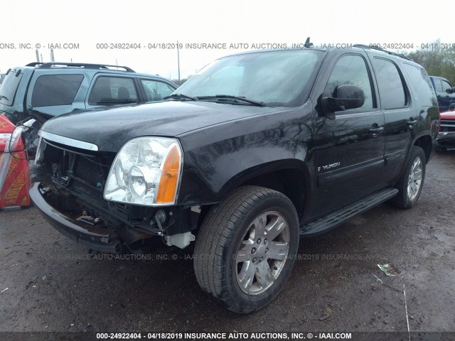 1GKFC13097R268221 - 2007 GMC YUKON BLACK photo 2