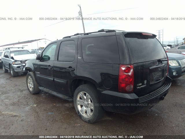 1GKFC13097R268221 - 2007 GMC YUKON BLACK photo 3