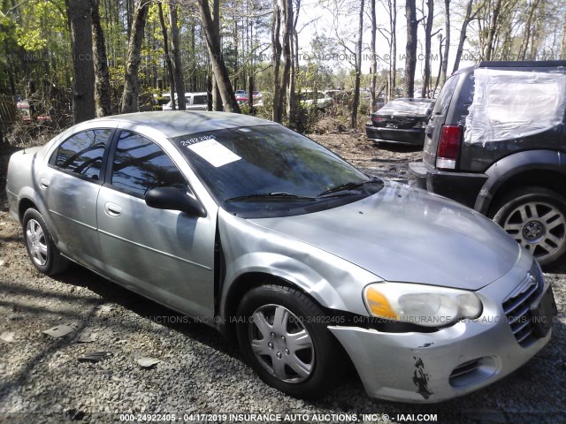 1C3EL46X54N416289 - 2004 CHRYSLER SEBRING LX GREEN photo 1