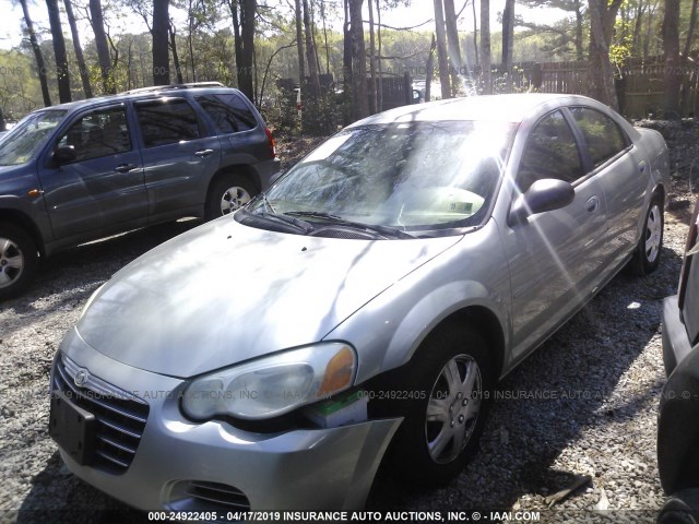 1C3EL46X54N416289 - 2004 CHRYSLER SEBRING LX GREEN photo 2