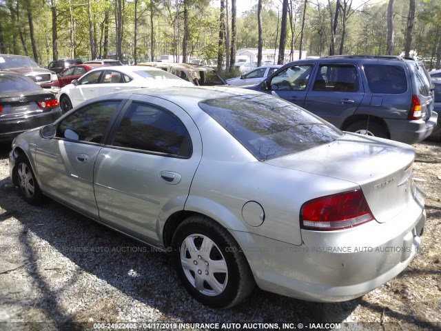 1C3EL46X54N416289 - 2004 CHRYSLER SEBRING LX GREEN photo 3