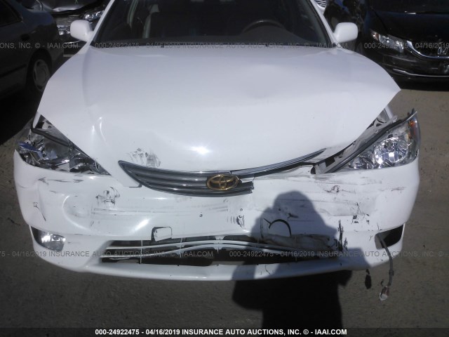 4T1BE30K45U414665 - 2005 TOYOTA CAMRY LE/XLE/SE WHITE photo 6