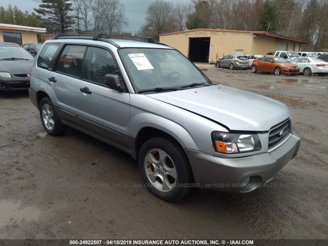 JF1SG65624G726546 - 2004 SUBARU FORESTER 2.5XS SILVER photo 1