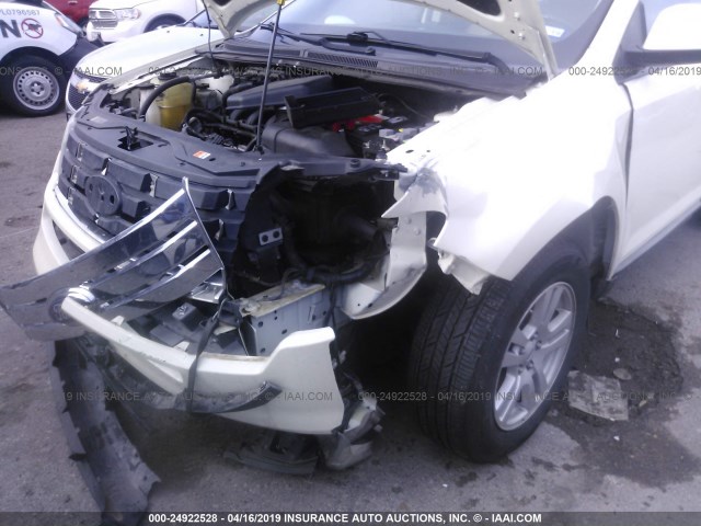 2FMDK38C08BA01036 - 2008 FORD EDGE SEL WHITE photo 6