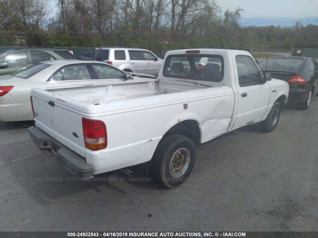 1FTCR10U7RUA38133 - 1994 FORD RANGER WHITE photo 4