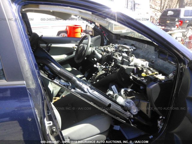 2T1KU4EE3AC390415 - 2010 TOYOTA COROLLA MATRIX  BLUE photo 5