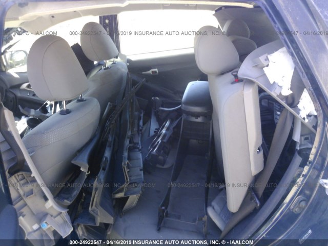 2T1KU4EE3AC390415 - 2010 TOYOTA COROLLA MATRIX  BLUE photo 8