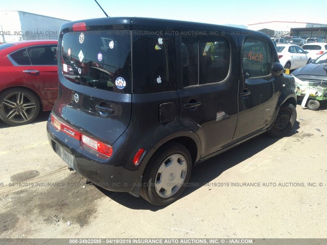 JN8AZ2KR2BT206198 - 2011 NISSAN CUBE S/SL/KROM BLACK photo 4