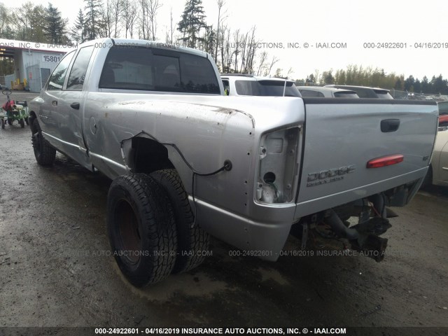 3D3MA48C73G798296 - 2003 DODGE RAM 3500 ST/SLT SILVER photo 3