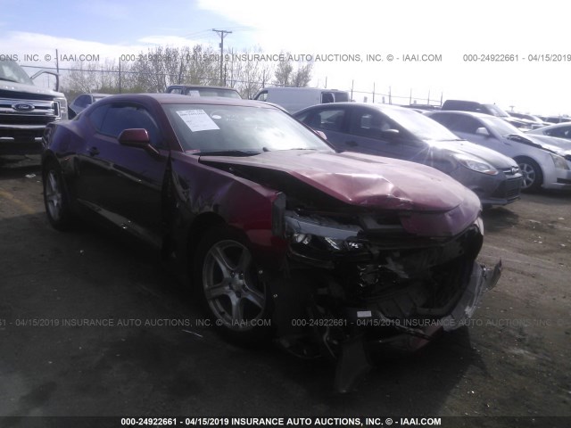 1G1FA1RX8J0142278 - 2018 CHEVROLET CAMARO LS RED photo 1