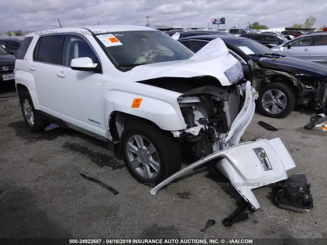 2GKALMEKXD6199198 - 2013 GMC TERRAIN SLE WHITE photo 1