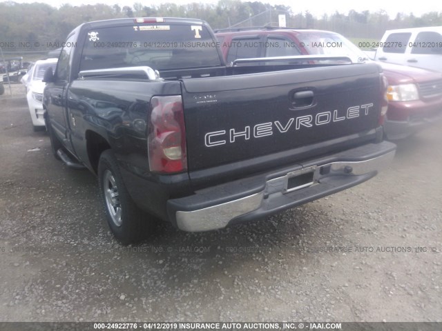 1GCEC14X03Z184687 - 2003 CHEVROLET SILVERADO C1500 BLACK photo 3