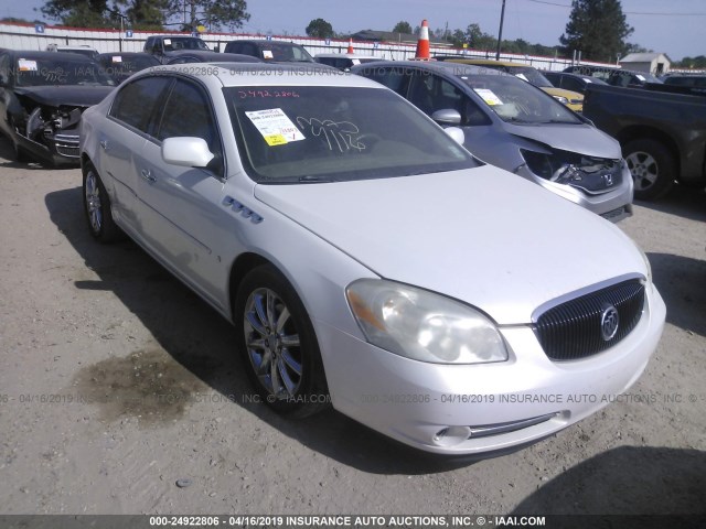 1G4HE57Y46U131295 - 2006 BUICK LUCERNE CXS WHITE photo 1