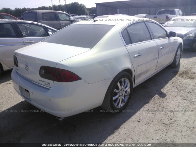 1G4HE57Y46U131295 - 2006 BUICK LUCERNE CXS WHITE photo 3