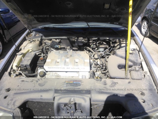 1G6KS54Y31U140959 - 2001 CADILLAC SEVILLE SLS SILVER photo 10