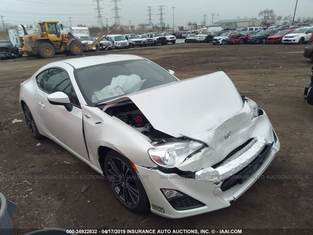 JF1ZNAA17D2730283 - 2013 TOYOTA SCION FR-S WHITE photo 1