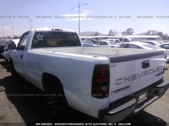 1GCEC14X84Z179223 - 2004 CHEVROLET SILVERADO C1500 WHITE photo 3