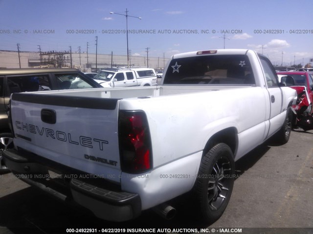 1GCEC14X84Z179223 - 2004 CHEVROLET SILVERADO C1500 WHITE photo 4