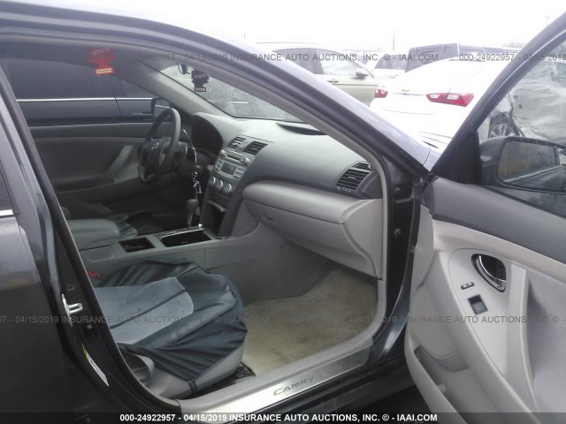 4T1BE46K48U763617 - 2008 TOYOTA CAMRY CE/LE/XLE/SE GRAY photo 5