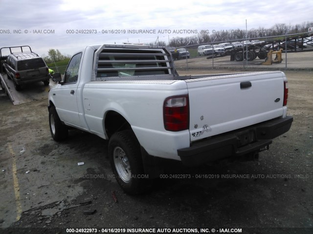 1FTYR11U65PA52330 - 2005 FORD RANGER WHITE photo 3