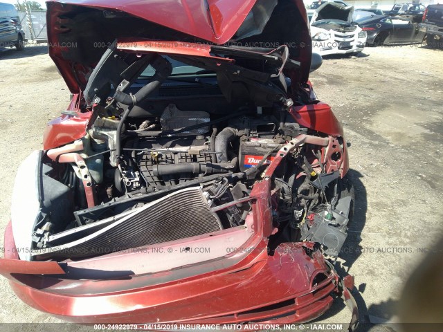 1B3HB28B97D183286 - 2007 DODGE CALIBER RED photo 6