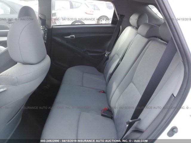 2T1KU4EE5AC231492 - 2010 TOYOTA COROLLA MATRIX  WHITE photo 8