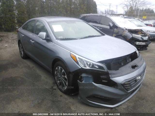 5NPE34AF3HH488611 - 2017 HYUNDAI SONATA SPORT/LIMITED GRAY photo 1