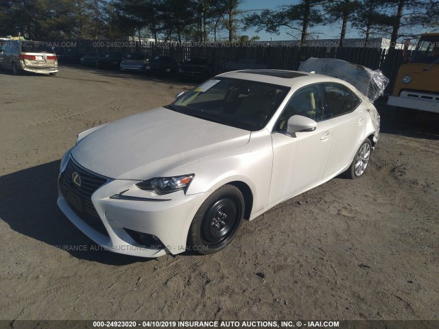 JTHCM1D20G5005326 - 2016 LEXUS IS 300 WHITE photo 2