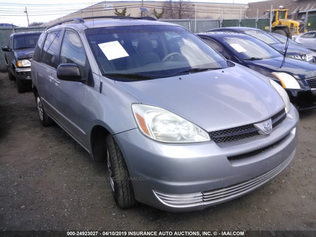 5TDZA23C05S381746 - 2005 TOYOTA SIENNA CE/LE SILVER photo 1