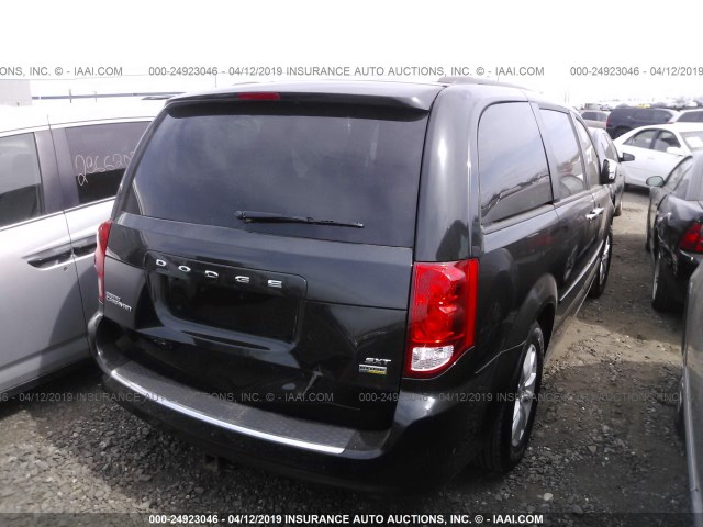 2C4RDGCG0FR548690 - 2015 DODGE GRAND CARAVAN SXT BLACK photo 4