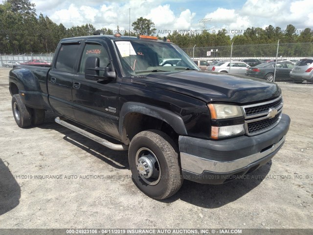 1GCJK33D96F242449 - 2006 CHEVROLET SILVERADO K3500 BLACK photo 1