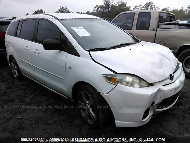 JM1CR293670146263 - 2007 MAZDA 5 WHITE photo 1