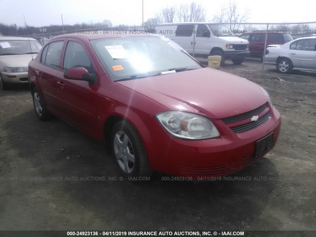 1G1AT58H297118504 - 2009 CHEVROLET COBALT LT RED photo 1