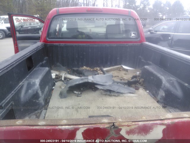 5TEUU42N25Z099319 - 2005 TOYOTA TACOMA ACCESS CAB წითელი ფოტო 8