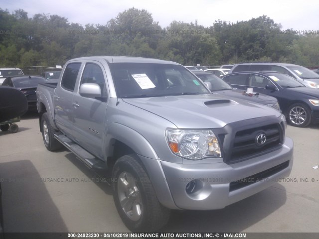 5TELU42N57Z398334 - 2007 TOYOTA TACOMA DOUBLE CAB 银色 照片 1