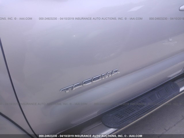 5TELU42N57Z398334 - 2007 TOYOTA TACOMA DOUBLE CAB 银色 照片 6