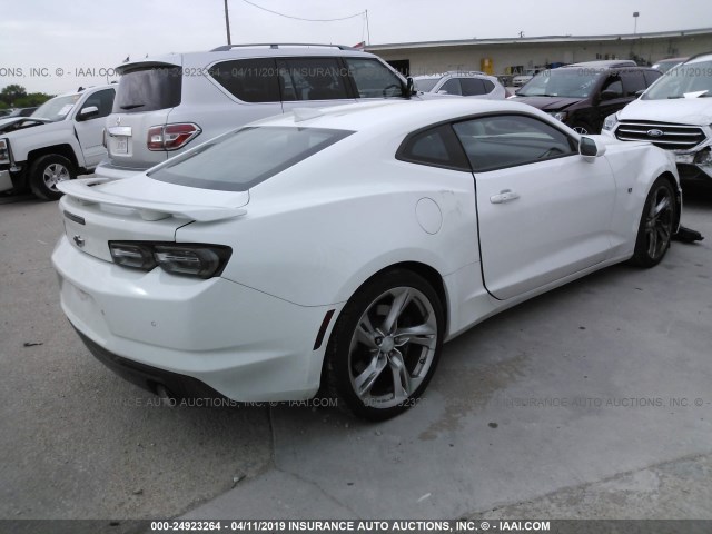 1G1FH1R78K0106510 - 2019 CHEVROLET CAMARO SS WHITE photo 4