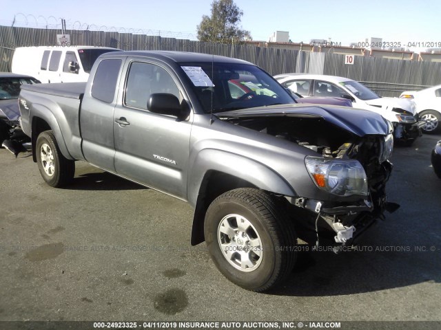 5TFTU4GN7BX006446 - 2011 TOYOTA TACOMA PRERUNNER ACCESS CAB GRAY photo 1