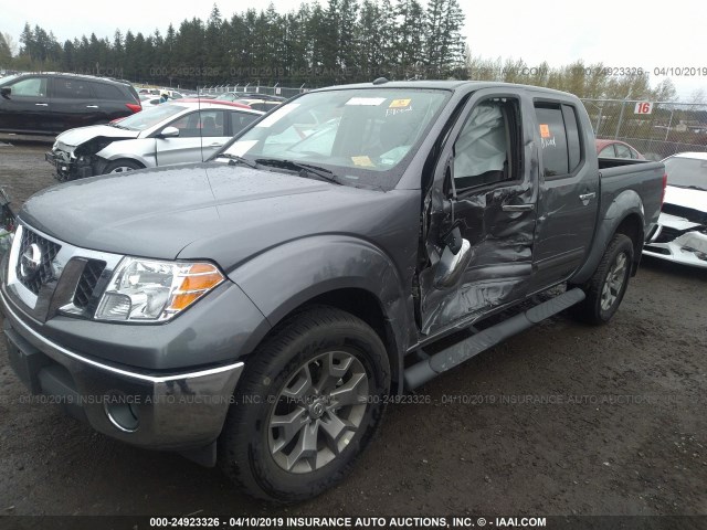 1N6AD0EV3KN737323 - 2019 NISSAN FRONTIER S/SV/SL/PRO-4X GRAY photo 2