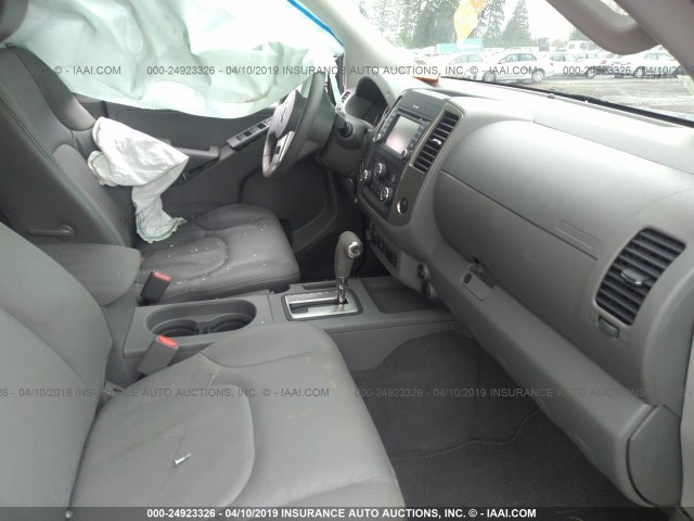 1N6AD0EV3KN737323 - 2019 NISSAN FRONTIER S/SV/SL/PRO-4X GRAY photo 5